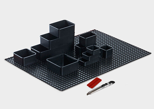 SplitPack: eine Multi-Verpackung im Mehrkammersystem mit einzeln abnehmbaren Kammern.