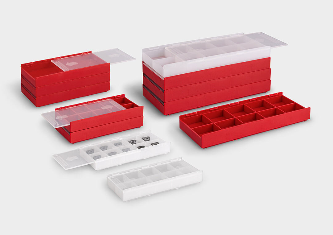 InsertClickBox: eine robuste Verpackungslösung für Wendeschneidplatten.