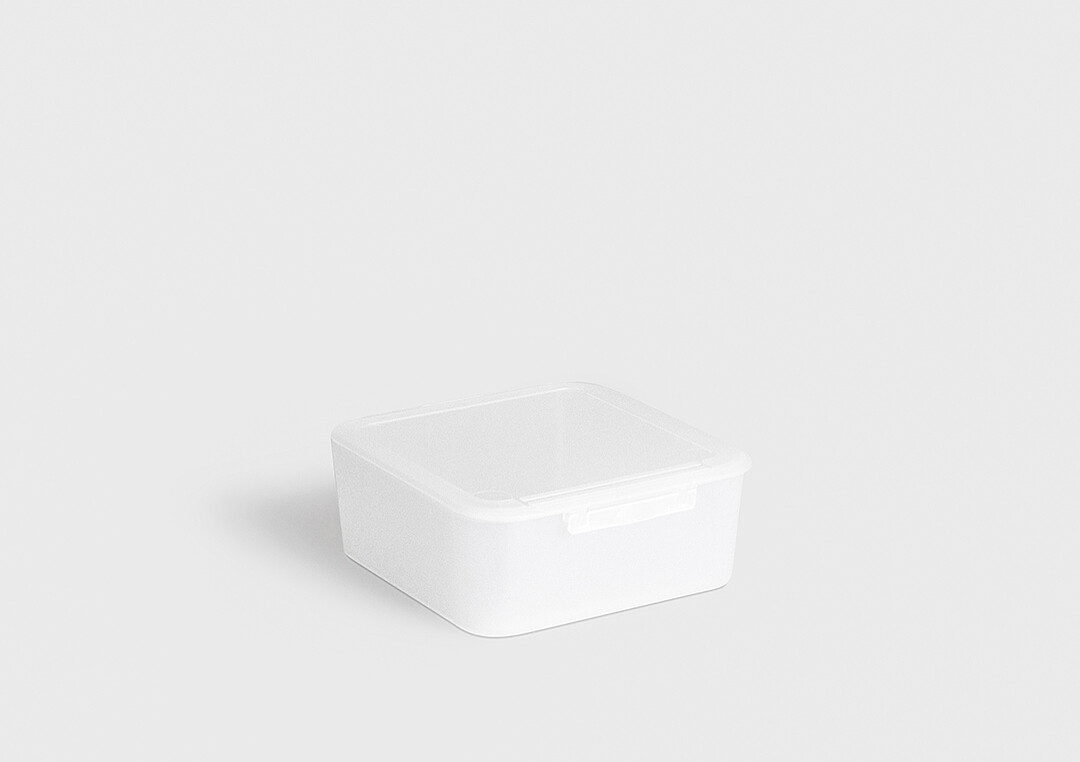 UniBox: Hinged Plastic Boxes - rose plastic