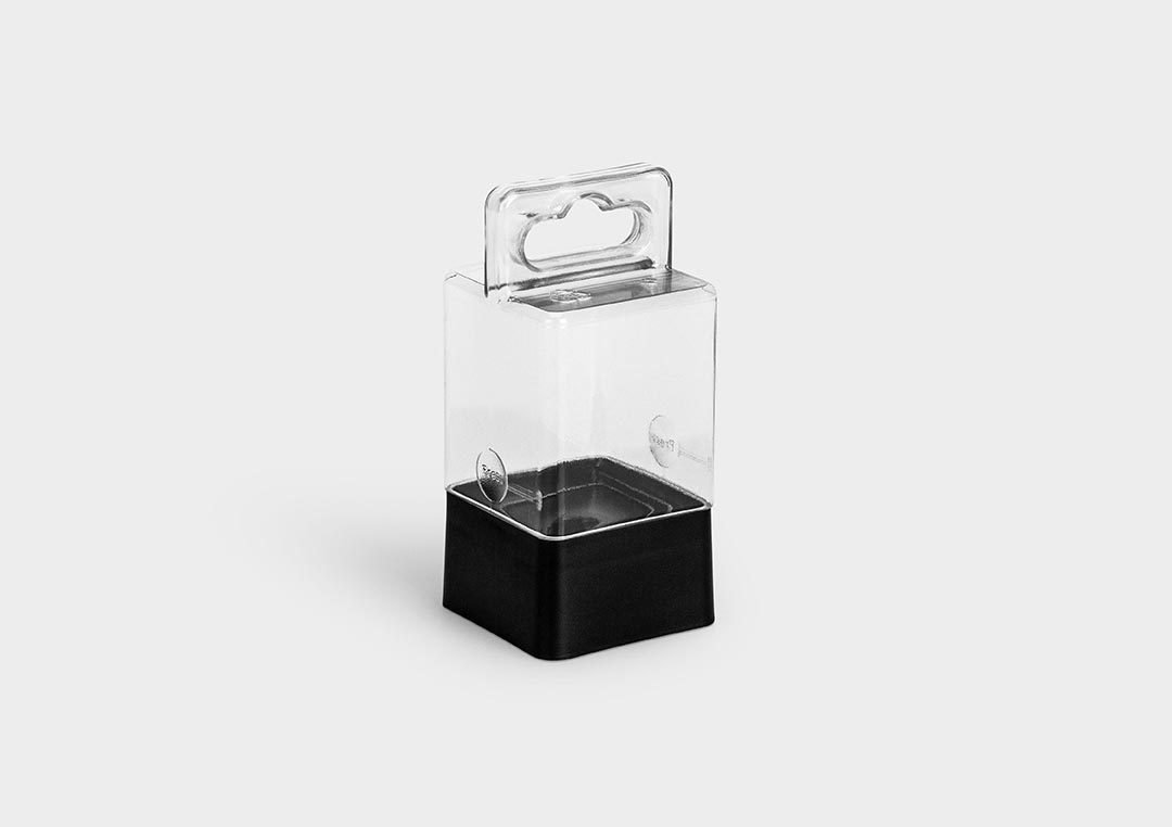 ConsumerBox: Hinged Plastic Box - rose plastic