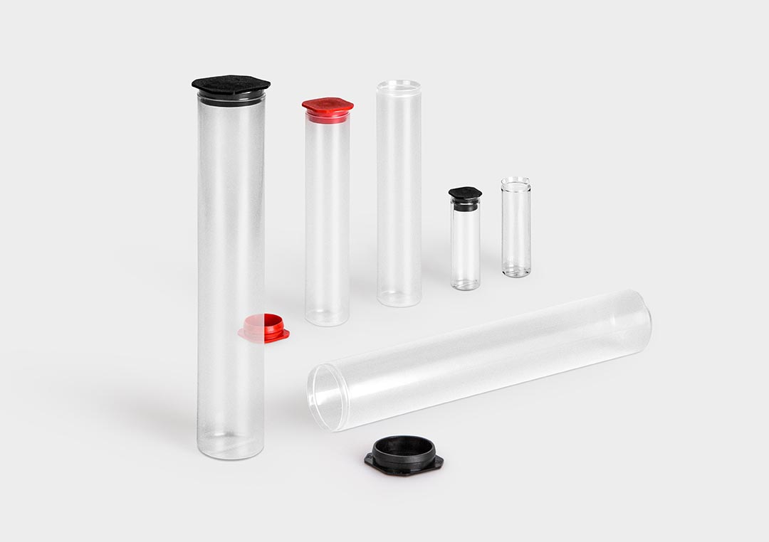 PlugPack: round packaging tube with end plug.